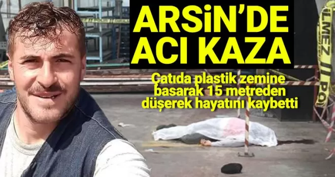Arsin'de acı kaza...