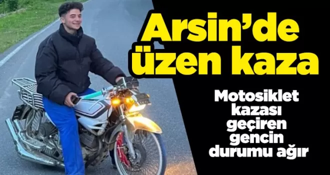 Arsin’de üzen kaza