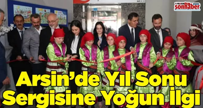 Arsin’de Yıl Sonu Sergisine Yoğun İlgi
