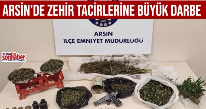Arsin’de zehir tacirlerine büyük darbe