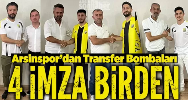 Arsinspor’dan Transfer Bombaları: 4 İmza Birden