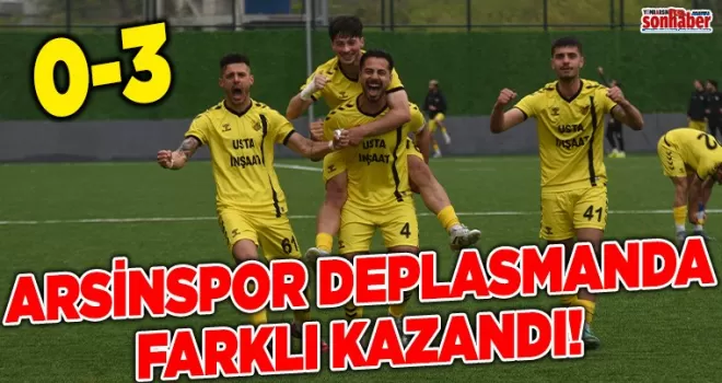 Arsinspor deplasmanda farklı kazandı