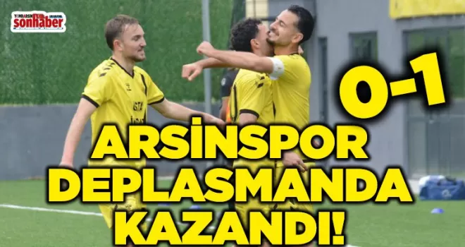 Arsinspor Deplasmanda Kazandı: 1-0