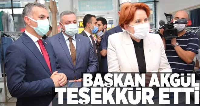 Başkan Akgül’den Yomra’ya teşekkür