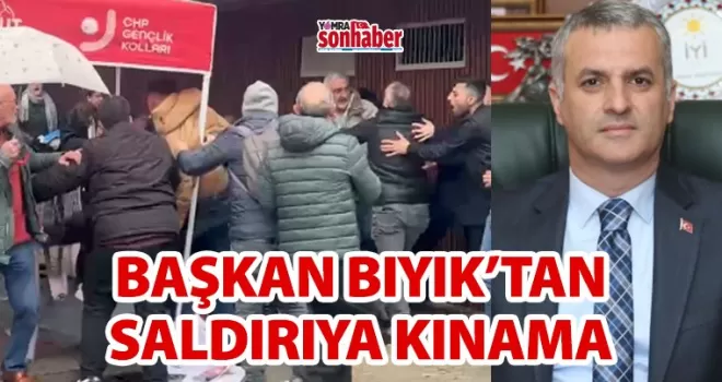 Başkan Bıyık saldırıyı kınadı