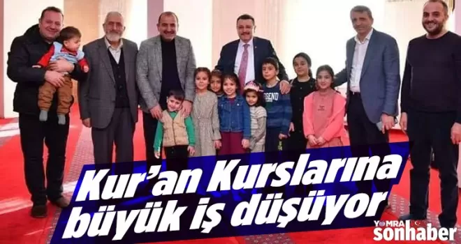 Başkan Genç, Çiçekli Kur’an Kursu’nu ziyaret etti