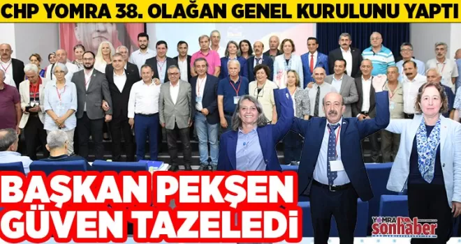 Başkan Pekşen Güven tazeledi