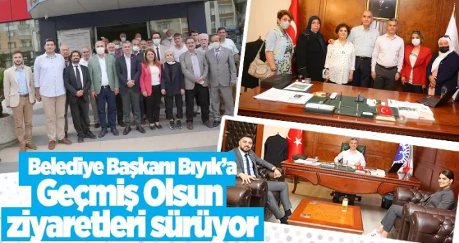 Bıyık’ a ‘Geçmiş  olsun’ ziyaretleri sürüyor