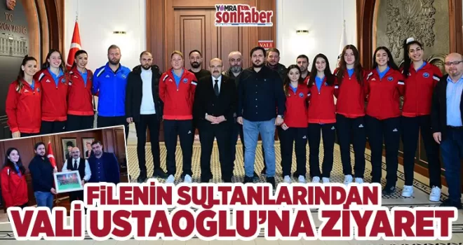Bordo Mavi 61’den Vali Ustaoğlu’na ziyaret