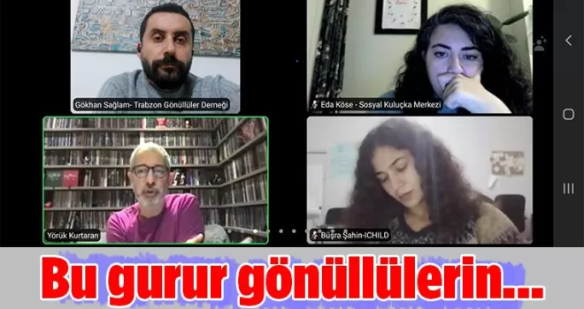 Bu gurur Gönüllülerin...