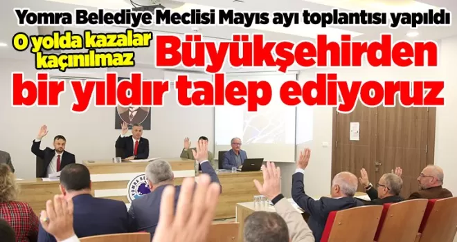 Büyükşehirden bir yıldır talep ediyoruz