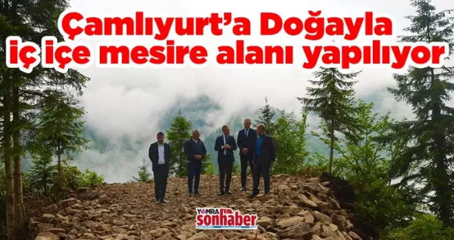 Çamlıyurt’a Doğayla iç içe mesire alanı yapılıyor