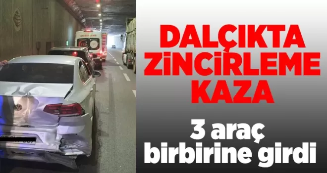 Dalçık'ta zincirleme kaza
