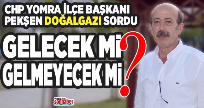 Doğalgaz gelecek mi? Gelmeyecek mi?
