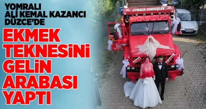 EKMEK TEKNESİNİ GELİN ARABASI YAPTI