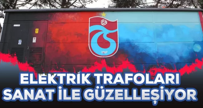 Elektrik trafoları sanat ile güzelleşiyor