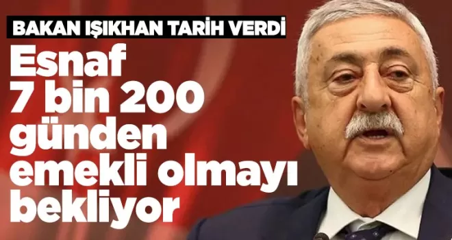 Esnaf 7 bin 200 günden emekli olmayı bekliyor