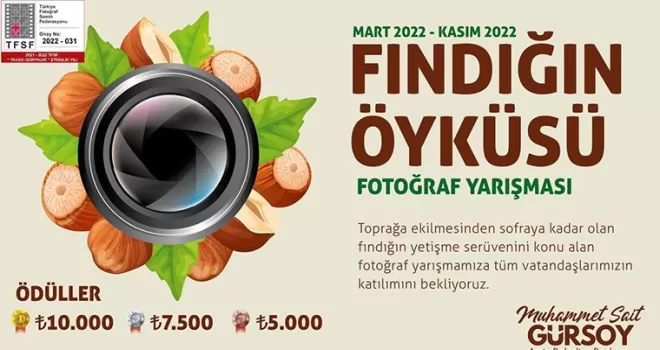 Fındığın Öyküsü fotoğraflanacak