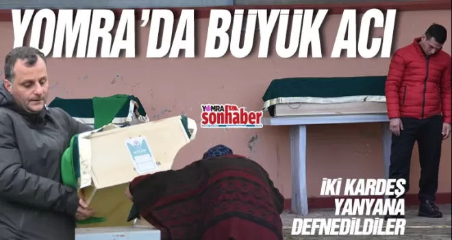 İki kardeş yan yana defnedildi