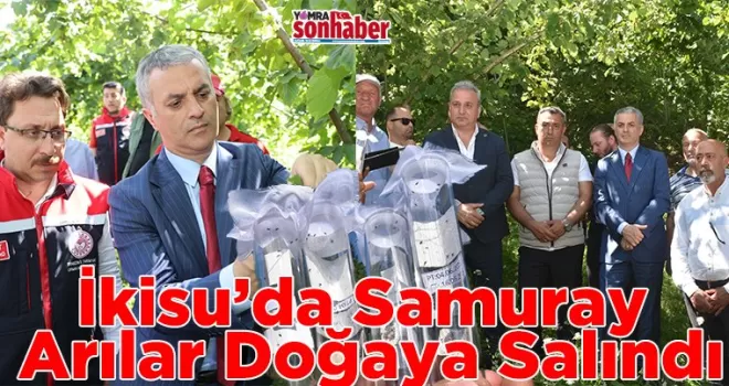 İkisu’da Samuray Arılar Doğaya Salındı