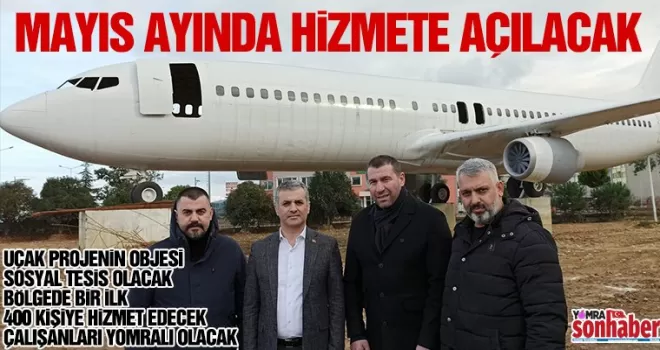 Karadeniz’in ilk uçak konseptli sosyal tesisi Trabzon’da 