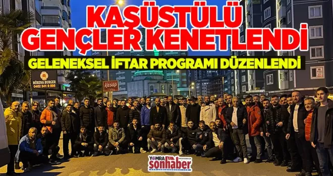 Kaşüstülü gençler kenetlendi..