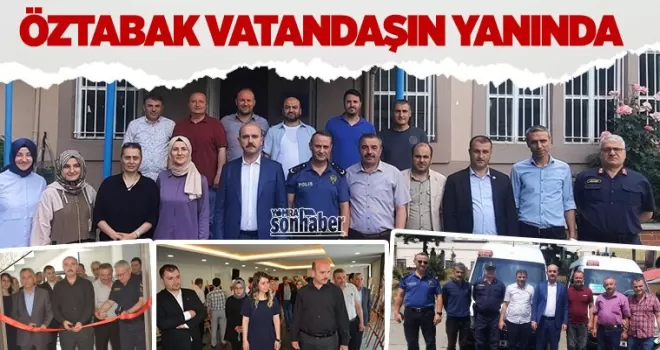 Kaymakam Öztabak’ın yoğun temposu