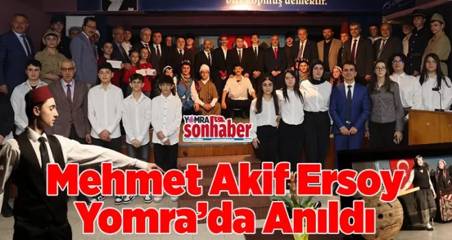 Mehmet Akif Ersoy, Yomra’da Anıldı