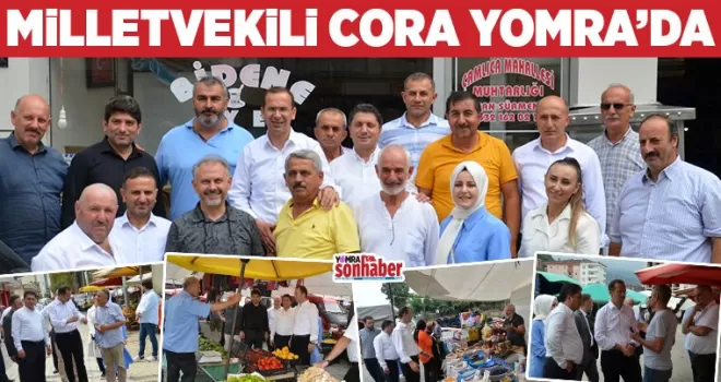 Milletvekili Cora Yomra’da