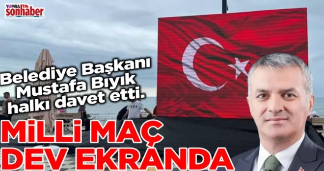 MİLLİ MAÇ DEV EKRANDA
