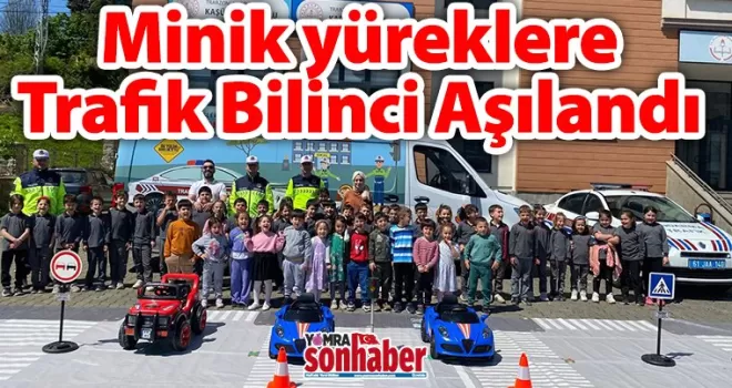 Minik yüreklere Trafik Bilinci Aşılandı