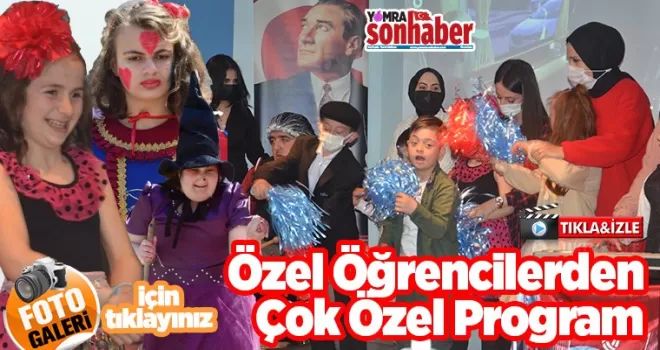 Özel öğrencilerden çok özel program