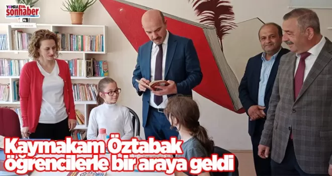 Öztabak okul ziyaretlerinde