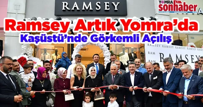 Ramsey Artık Yomra’da Kaşüstü’nde Görkemli Açılış