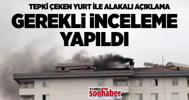 Şana’da tepki çeken yurt ile alakalı açıklama “Gerekli inceleme yapıldı”