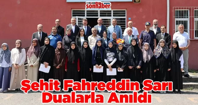 Şehit Fahreddin Sarı Dualarla Anıldı