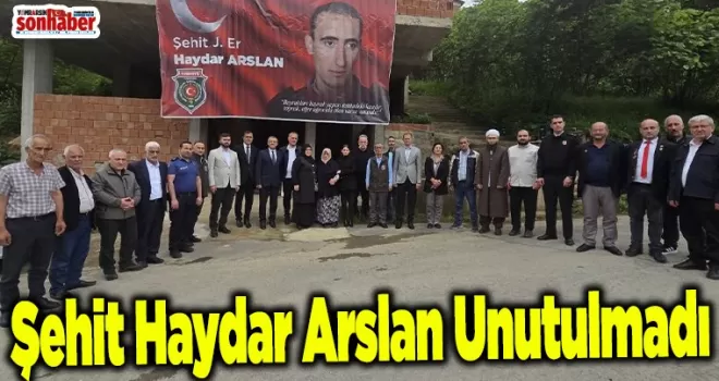 Şehit Haydar Arslan Unutulmadı