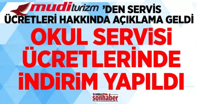 SERVİS ÜCRETLERİNDE İNDİRİM YAPILDI