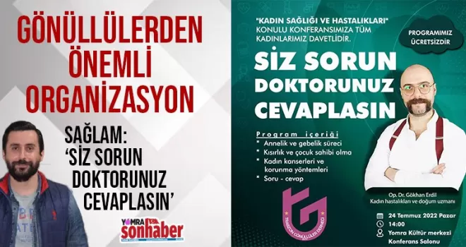 Siz sorun doktorunuz cevaplasın