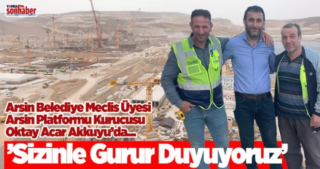 Sizinle Gurur Duyuyoruz