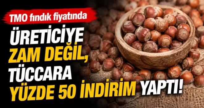 TMO fındık fiyatında üreticiye zam değil, tüccara yüzde 50 indirim yaptı!