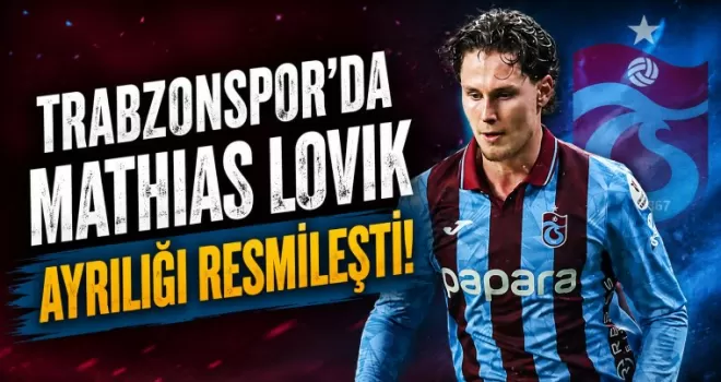 Trabzonspor’da Mathias Lovik Ayrılığı Resmileşti!