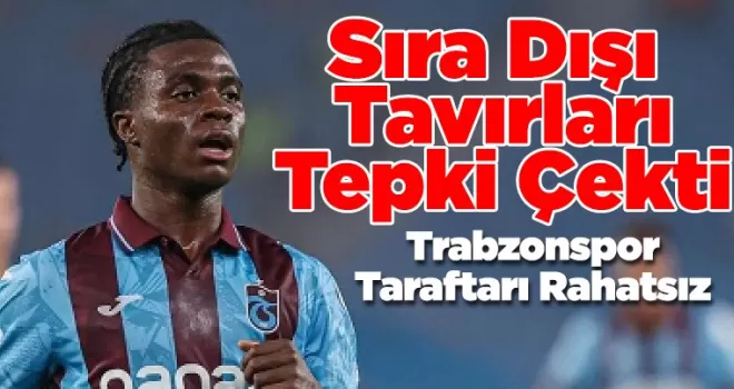 Trabzonspor Taraftarı Rahatsız