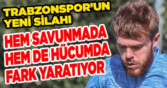 Trabzonspor’un yeni silahı: Hem savunmada hem hücumda fark yaratıyor!
