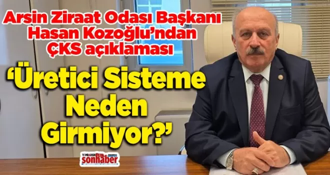 ‘Üretici sisteme neden girmiyor?’