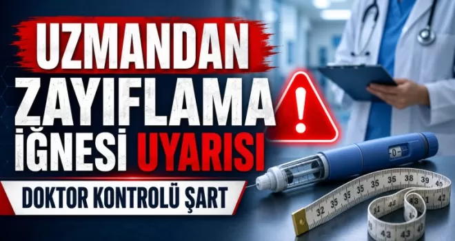 Uzmandan Zayıflama İğnesi Uyarısı: Doktor Kontrolü Şart