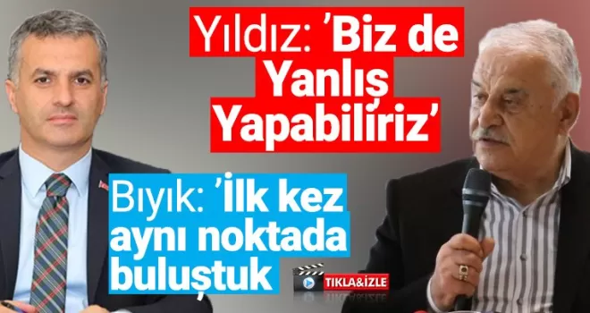 Yıldız: Biz de yanlış yapabiliriz
