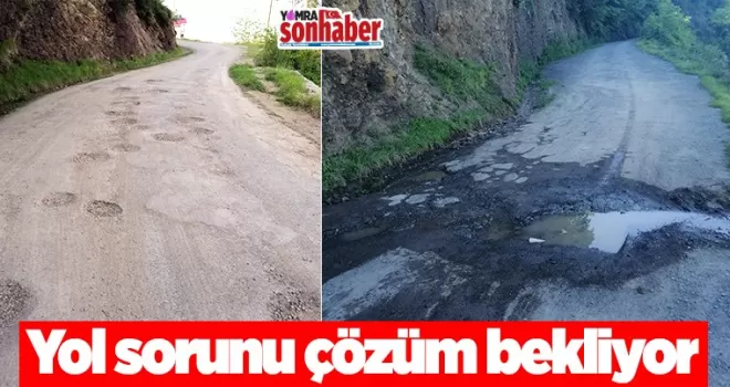 Yol sorunu çözüm bekliyor