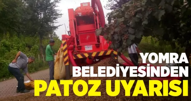 YOMRA BELEDİYESİNDEN PATOZ UYARISI