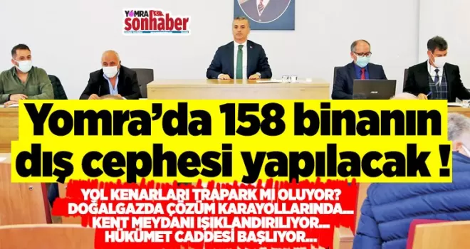Yomra’da 158 binanın dış cephesi yapılacak !